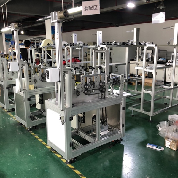 semi-automatic Mask machine production line N95 KN95 FFP2 mask machine‎
